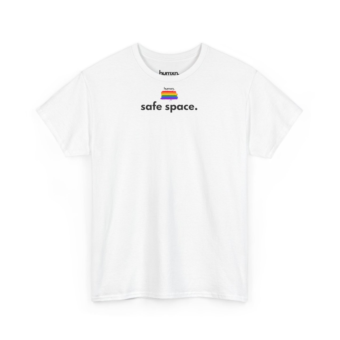 unisex humxn. t-shirt pride collection "safe space" 100% heavy cotton