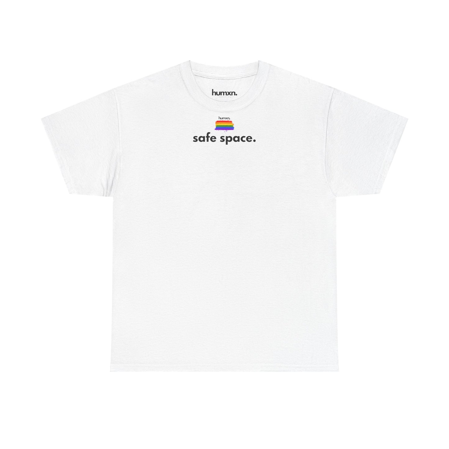 unisex humxn. t-shirt pride collection "safe space" 100% heavy cotton