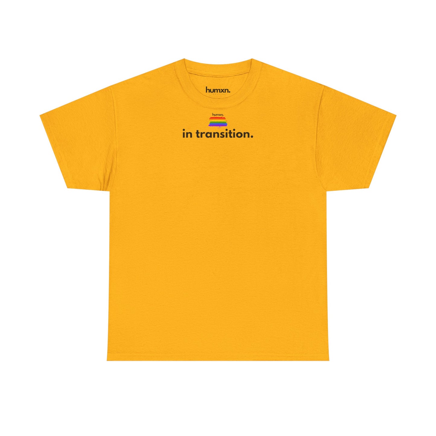 unisex humxn. t-shirt pride collection "in transition" 100% heavy cotton