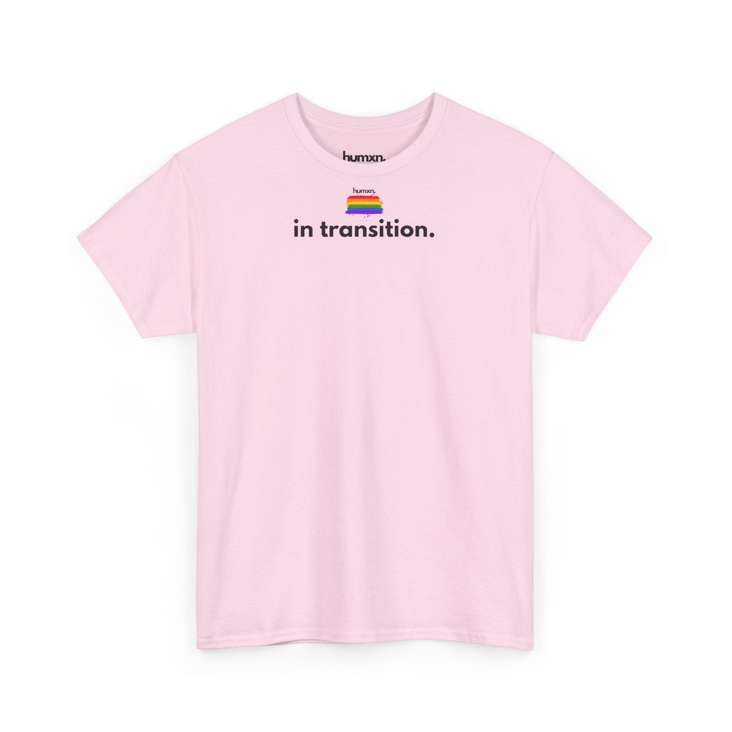 unisex humxn. t-shirt pride collection "in transition" 100% heavy cotton