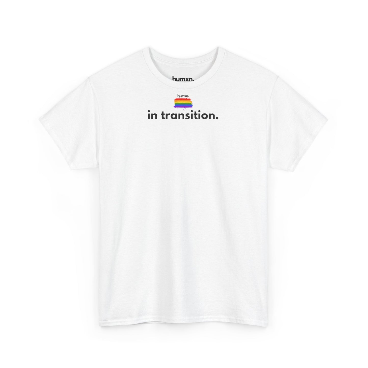 unisex humxn. t-shirt pride collection "in transition" 100% heavy cotton