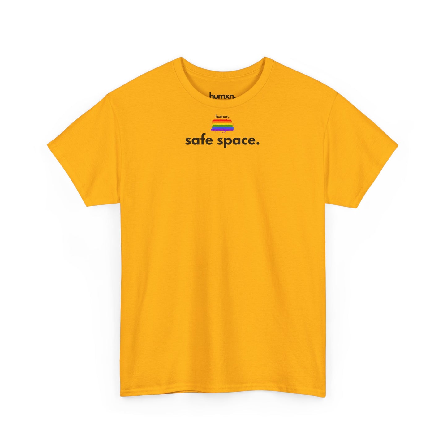 unisex humxn. t-shirt pride collection "safe space" 100% heavy cotton