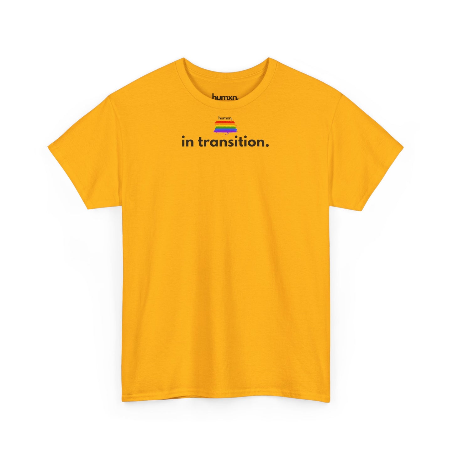 unisex humxn. t-shirt pride collection "in transition" 100% heavy cotton