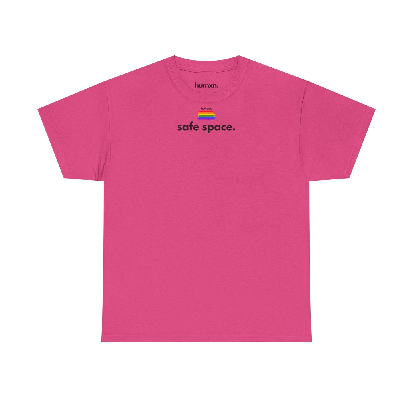 unisex humxn. t-shirt pride collection "safe space" 100% heavy cotton