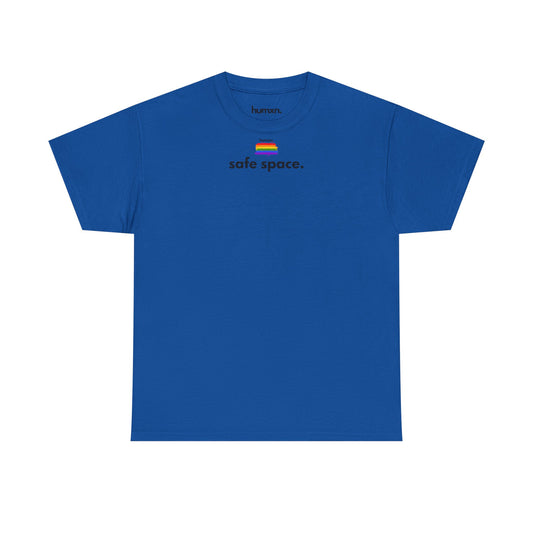 unisex humxn. t-shirt pride collection "safe space" 100% heavy cotton